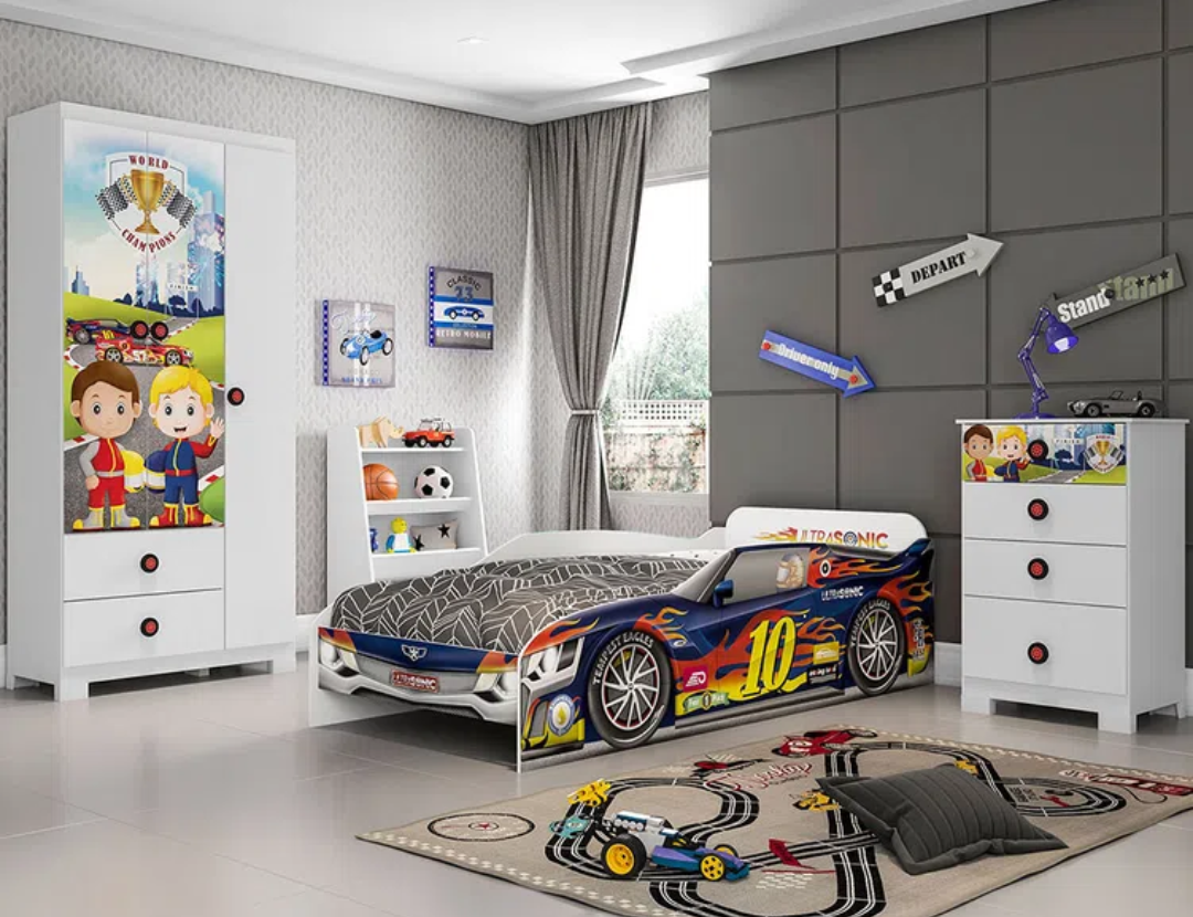 Jogo de Quarto Infantil Carros Disney Star ? Pura Magia